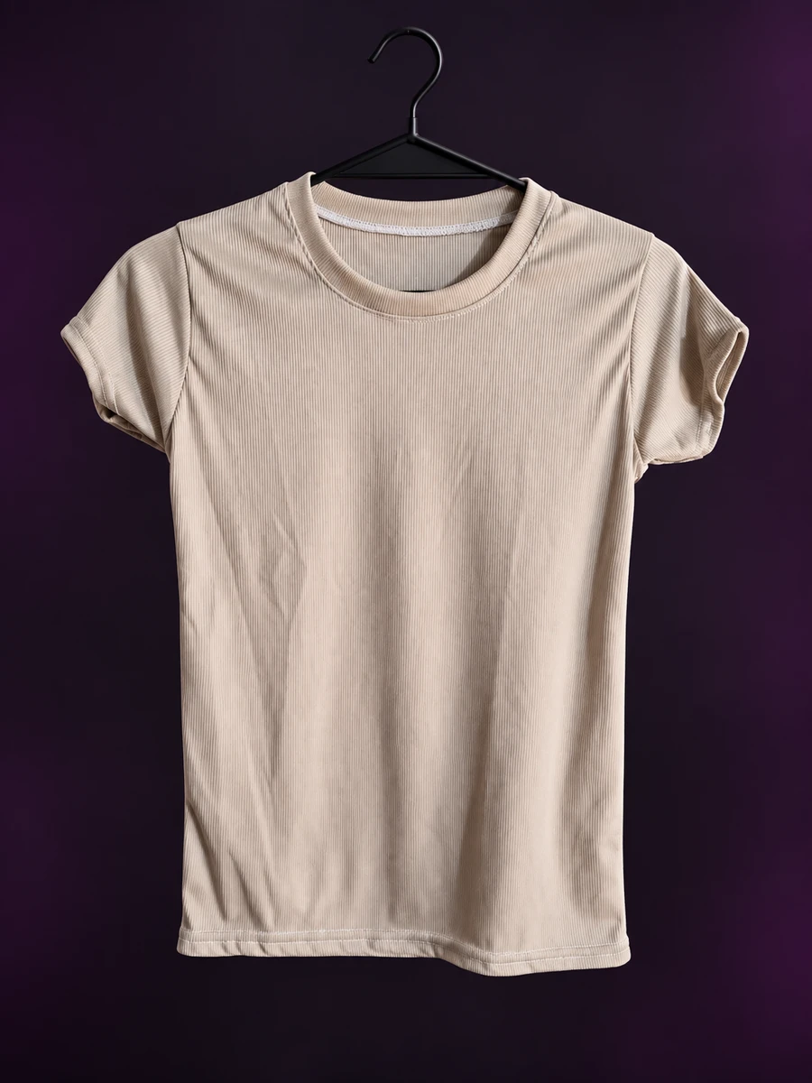 Remera Morley beige lisa